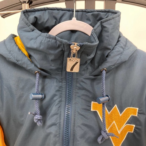 Vintage WVU Mountaineers Hooded Stadium Jacket - Picture 9 of 13